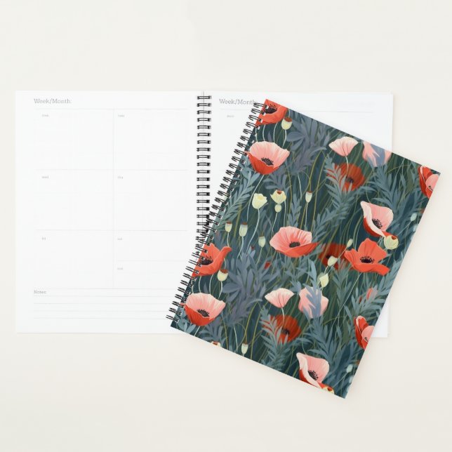 Agenda Red Poppy Meadow (Exibição)