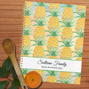 Agenda Refeição Personalizada Da Família De Pineanás 