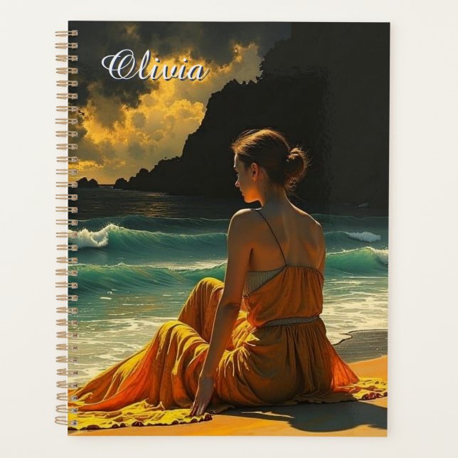 Agenda Reflexão Noturna Costeira Personalizada (Frente)