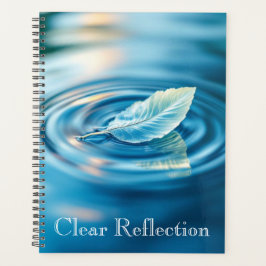 Agenda Reflexo de Água Ondulada | Água Tranquila Abstrata