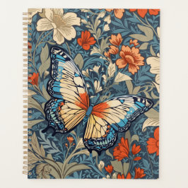 Agenda Regal Butterfly Amidst William Morris Floral