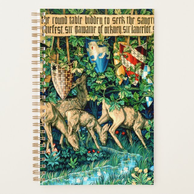 Agenda Rei Medieval Arthur William Morris (Frente)