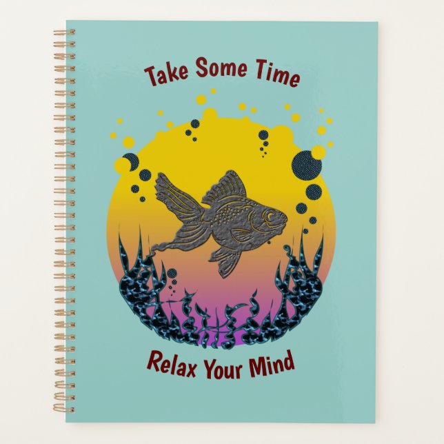 Agenda Relaxe seu tempo Personalize sua mente (Frente)