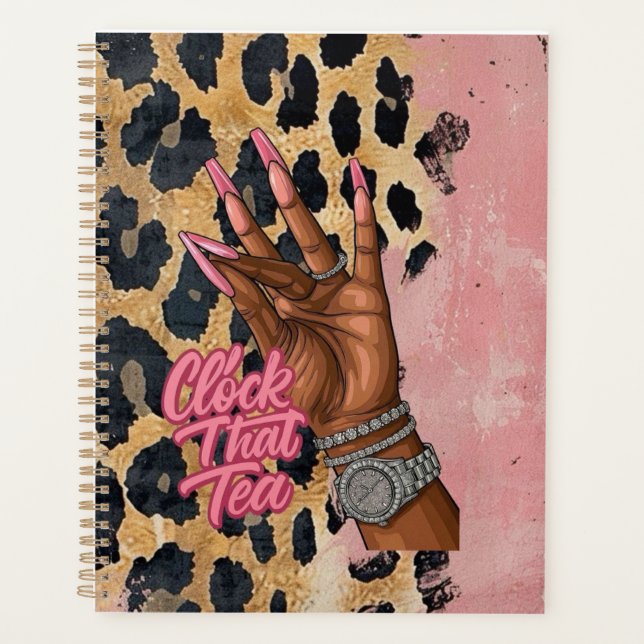 Agenda Relógio Aquele Diário De Chá (Frente)