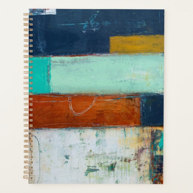 Agenda Retângulos abstrato (Frente)