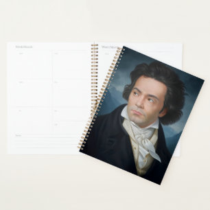 Agenda Retrato clássico de Beethoven