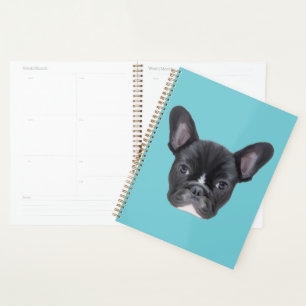 Agenda Retrato de Arte de Bulldog Francês