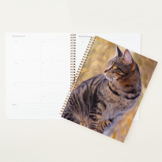 Agenda Retrato de arte de gato (Exibição)