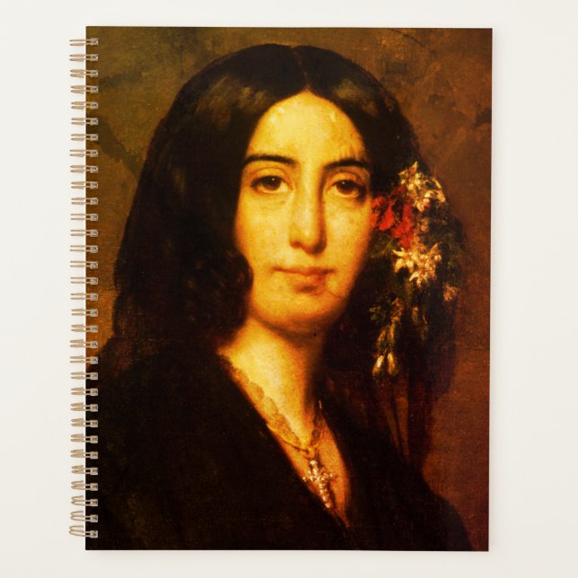 Agenda Retrato de George Sand por Auguste Charpentier (Frente)