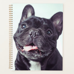 Agenda Retrato de um Bulldog Francês Feliz