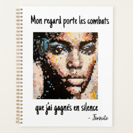 Agenda Retrato pixelizado poderoso