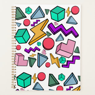 Agenda Retro estético da Vintage dos anos 80