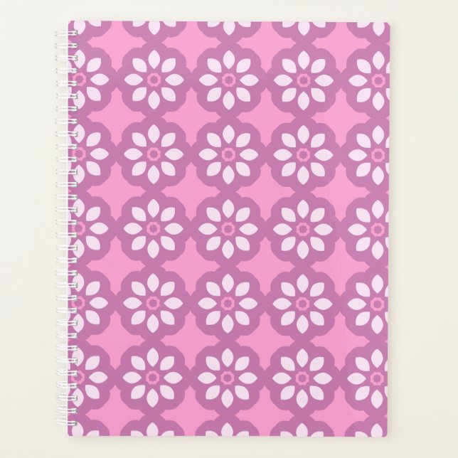 Agenda Retro Flor de Rosa  (Frente)
