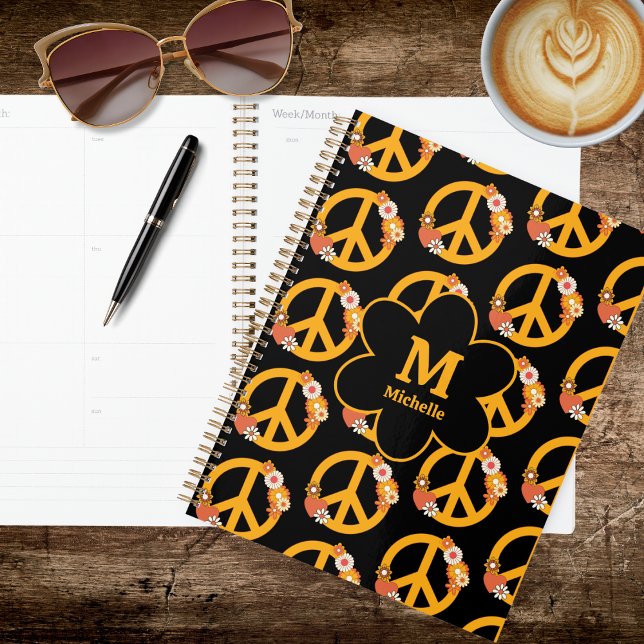 Agenda Retro Peace Sign (Criador carregado)