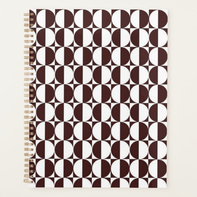 Agenda RetroCircle  – Havana Brown Edition (Frente)