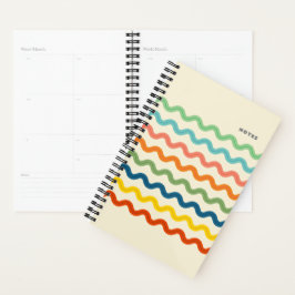 Agenda Ric Ric Rac Retroativo com Texto Personalizado