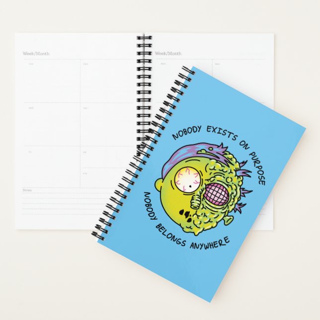 Agenda RICK E MORTY™ | Cota Morty Fly Estilizada (Exibição)