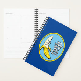 Agenda RICK E MORTY™ | Crachá de Rick de bananas