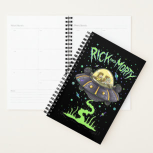 Agenda RICK E MORTY™ Gráfico de Voo Espacial Ilustra