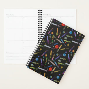 Agenda RICK E MORTY™ Padrão de Cometa Espacial Exter