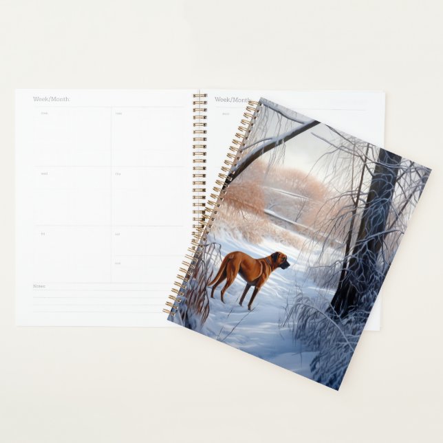 Agenda Ridgeback da Rodésia Deixou nevar o Natal (Exibição)