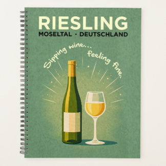 Agenda Riesling Moseltal Germany Vintage Travel Art