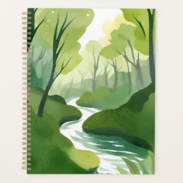 Agenda Rio de Verde | Pintura em Aquarela da Floresta