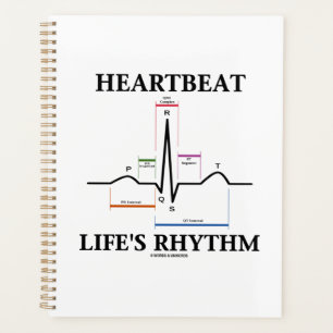 Agenda ritmo cardíaco O ritmo da vida ECG eletrocardiogr
