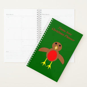 Agenda Robin de Natal Personalizado