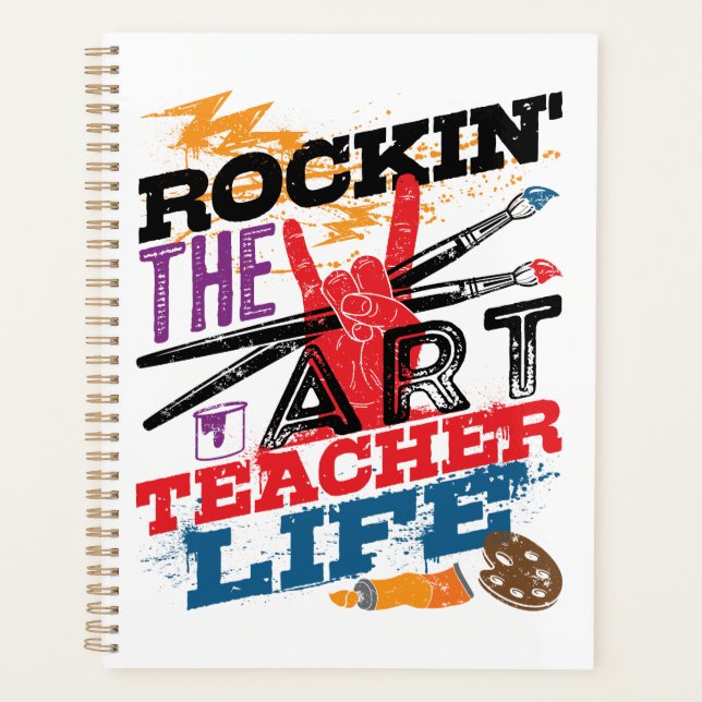 Agenda Rockin the Art Teacher Life (Frente)