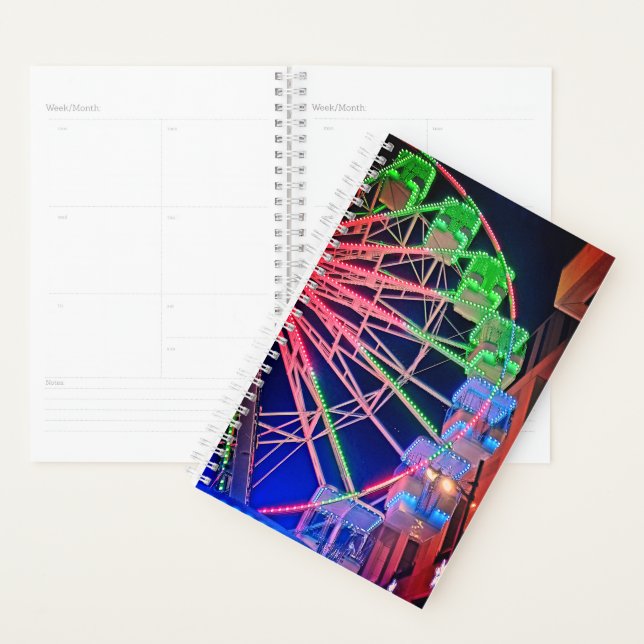 Agenda Roda-férris verde e azul (Exibição)