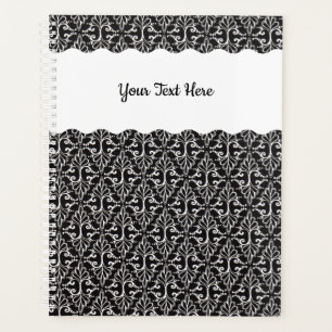 Agenda Rolamentos de ornamentado Branco em forma de diama