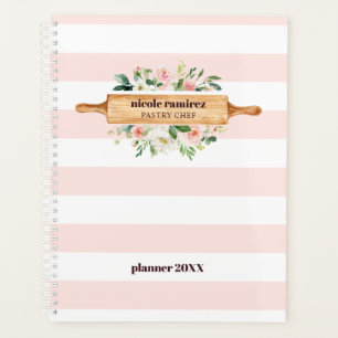 Agenda Rolling Pin Patisserie, Bandeira Floral