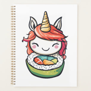 Agenda Rolo de Sushi Unicórnio (1)