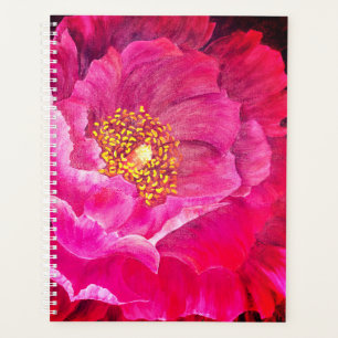 Agenda Rosa de Cactus Rosa Do Planner Lg
