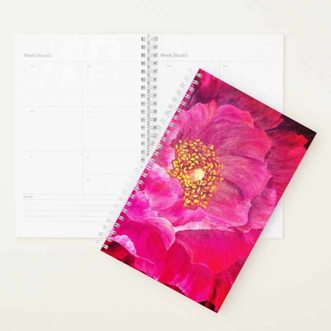 Agenda Rosa de Cactus Rosa Do Planner Sm (Exibição)