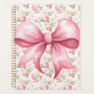 Agenda Rosa de coquete de Arco cor-de-rosa