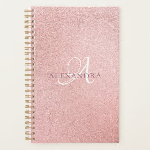 Agenda Rosa de luxo - brilho