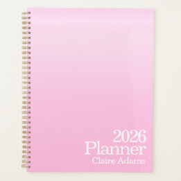 Agenda Rosa Ombre Moderno