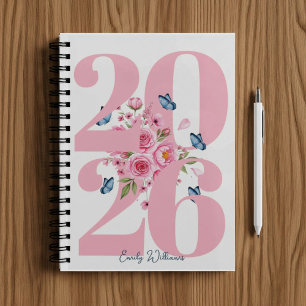 Agenda Rosa Personalizada Rosa