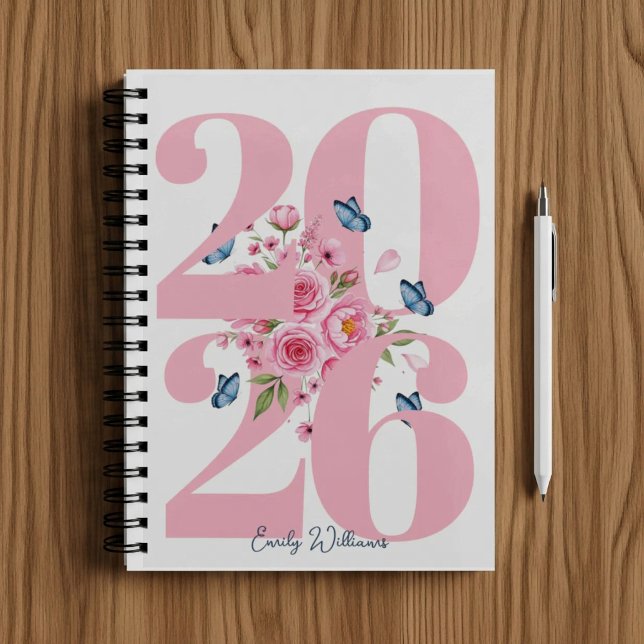 Agenda Rosa Personalizada Rosa  (Criador carregado)