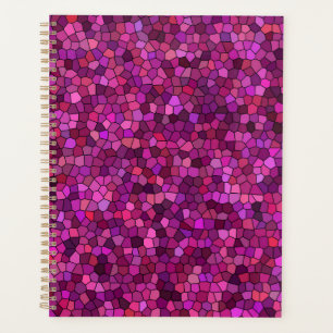 Agenda Rosa Púrpura do Mosaico