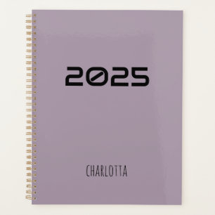 Agenda Rosa Quartz   Nome personalizado preto