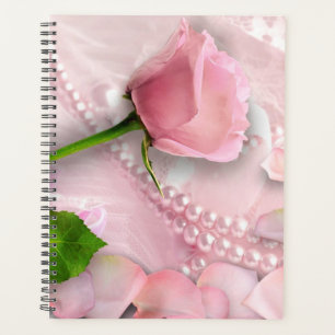 Agenda Rosa Rosa Rosa Rosa, Pétalas e Pérolas