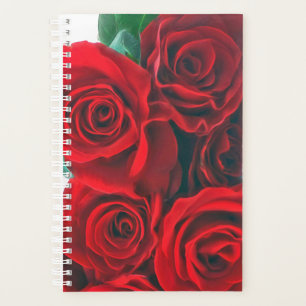 Agenda rosa vermelha Planner