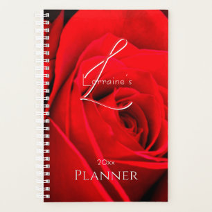Agenda Rosa Vermelha Romântica