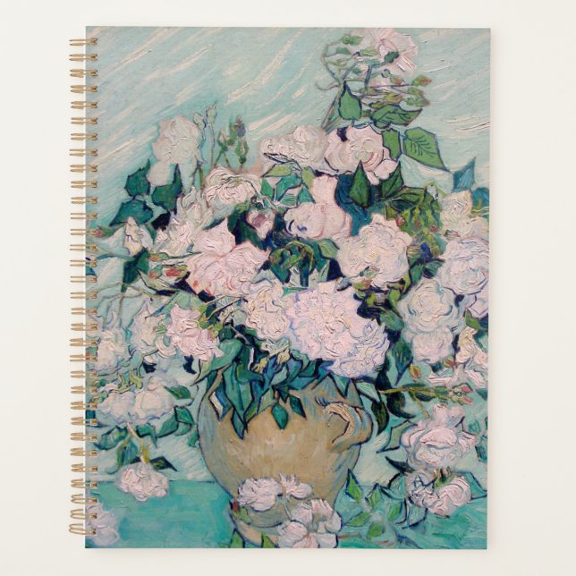 Agenda Rosas Brancas-1890-Vincent van Gogh    (Frente)