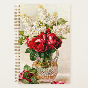 Agenda Rosas & Lilacs Paul de Longpré Vintage Restoratio