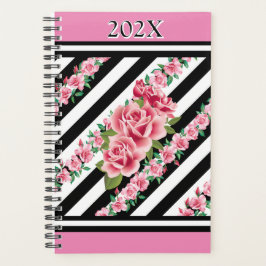 Agenda Rosas Rosa Personalizadas Anualmente