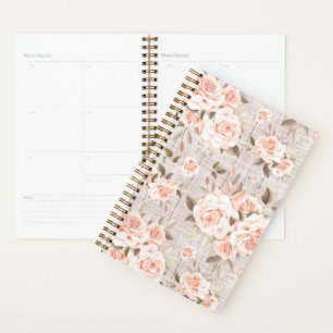Agenda Rosas Russos de Madeira e Vintage Chique Romântic
